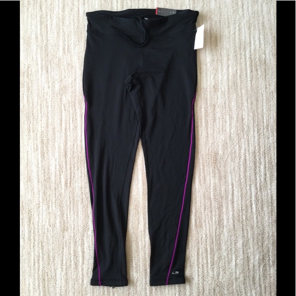 NWT C9 by Champion Premium Running Tights Black Size Large - Picture 1 of 9